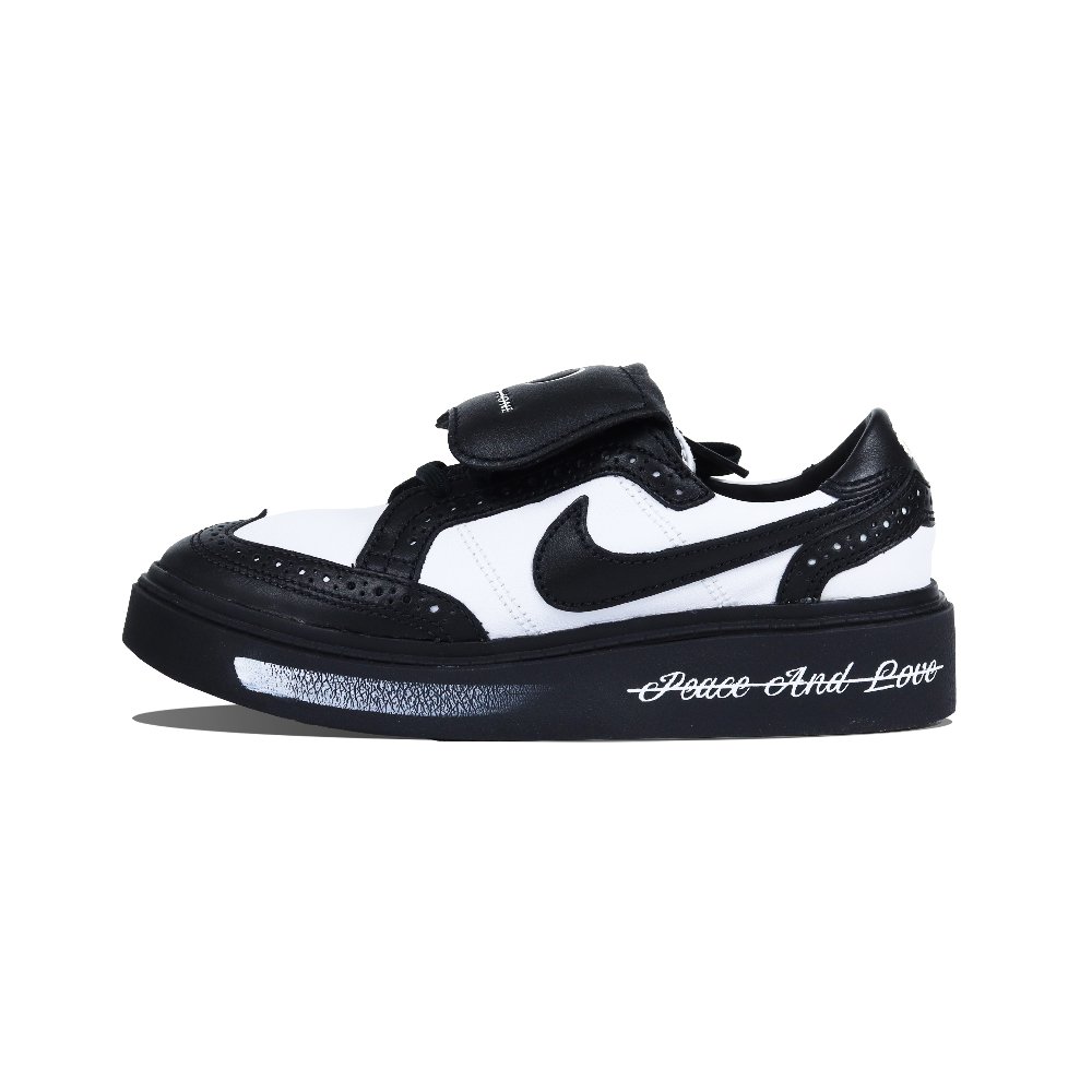Peaceminusone X Nike x Nike Kwondo Low Top Skateboard Shoes Unisex Black White