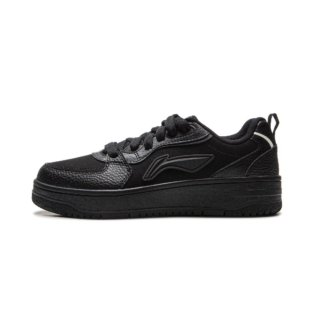 LiNing Tianji Soft Cushioning, Wear Resistant Low Top Skateboard Shoes Women's Black