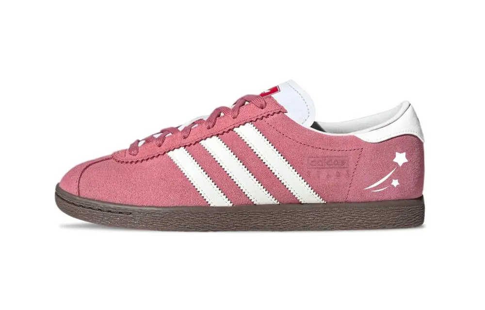 Adidas Originals Stadt Rouge Stamp Abrasion Resistant Low top German Army Trainers Unisex Pink