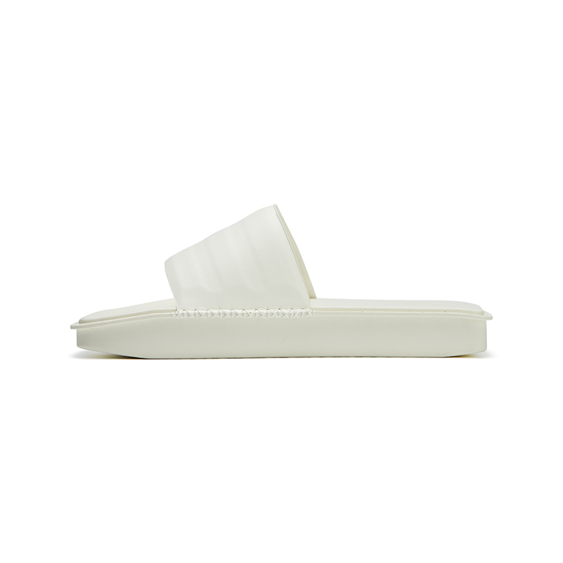 Y-3 Slip-Resistant Antibacterial Slide Slippers Unisex White