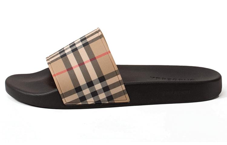 Burberry Vintage Check Slides Archive Beige