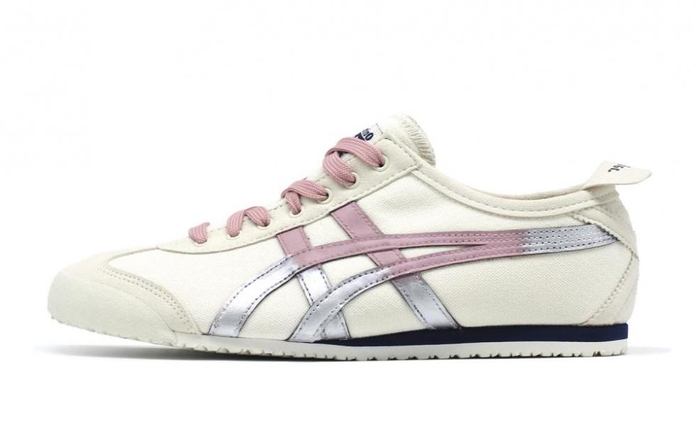 Onitsuka Tiger MEXICO 66 Yamashiro Rose Lightweight And Wear-resistant Low-Top Casual Shoes Unisex Beige Yellow