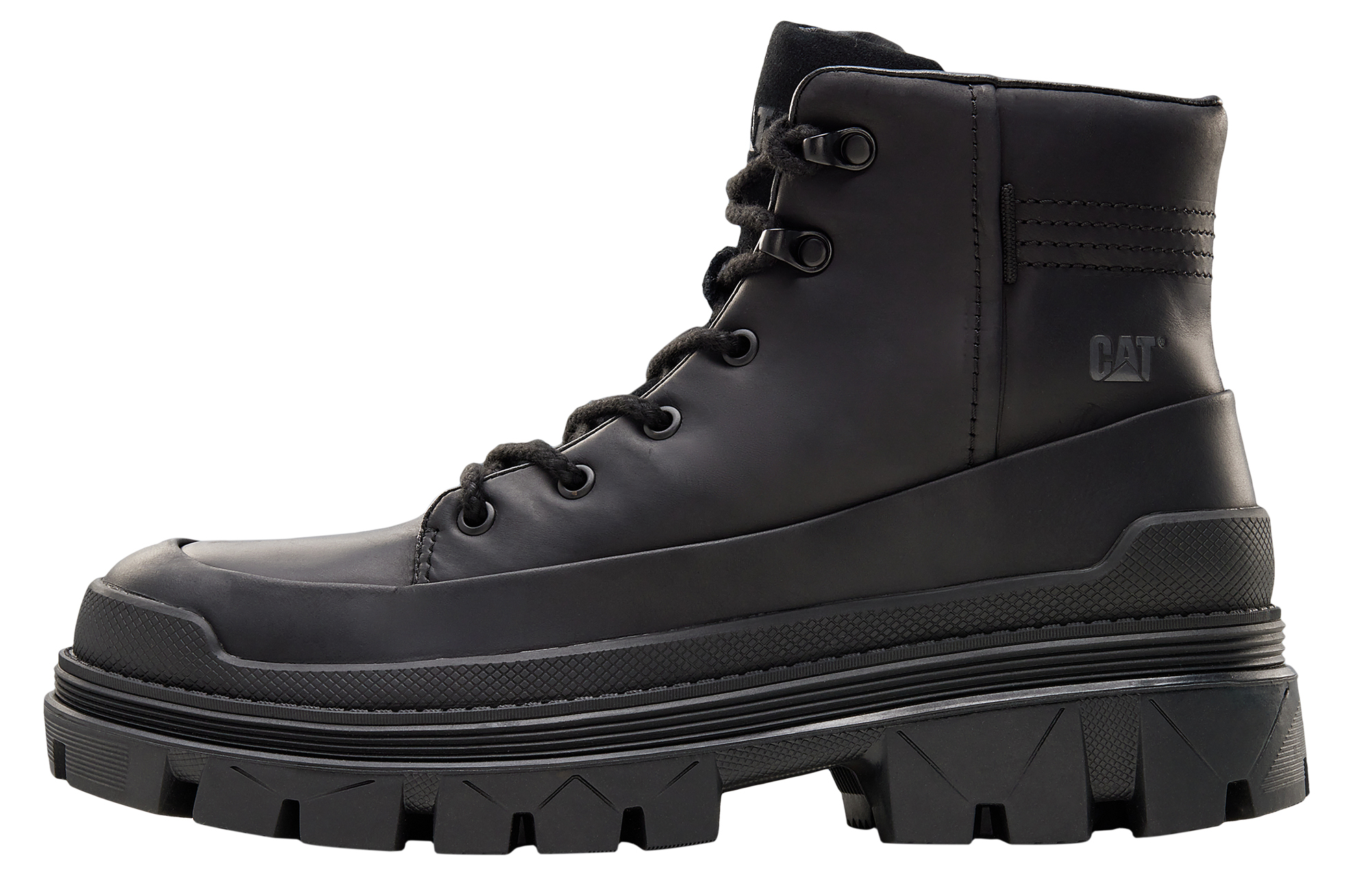 CAT HARDWEAR Collection Breathable Warm Wear-Resistant Cushioning Short Outdoor Boots Unisex Black