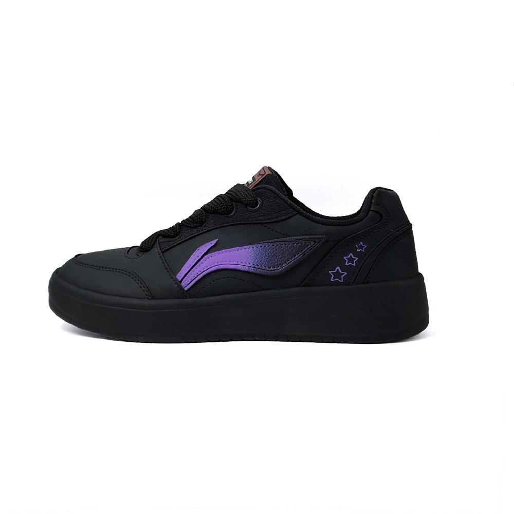 LiNing Yuanbao V3 Wear resistant And Lightweight Low Top Skateboard Shoes Men's Black Purple