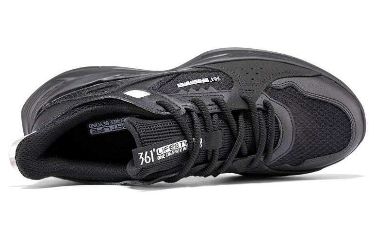 361° Cushioning Breathable Lightweight Low-Top Casual Shoes Women's Black