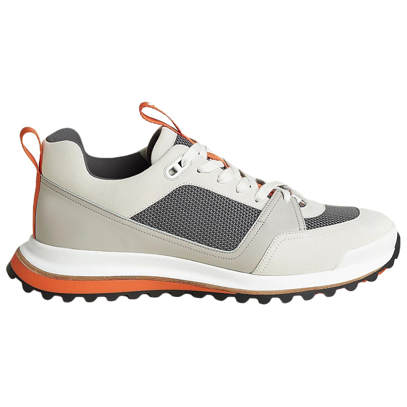 HERMES Leader Low top Casual Shoes Men's Gray