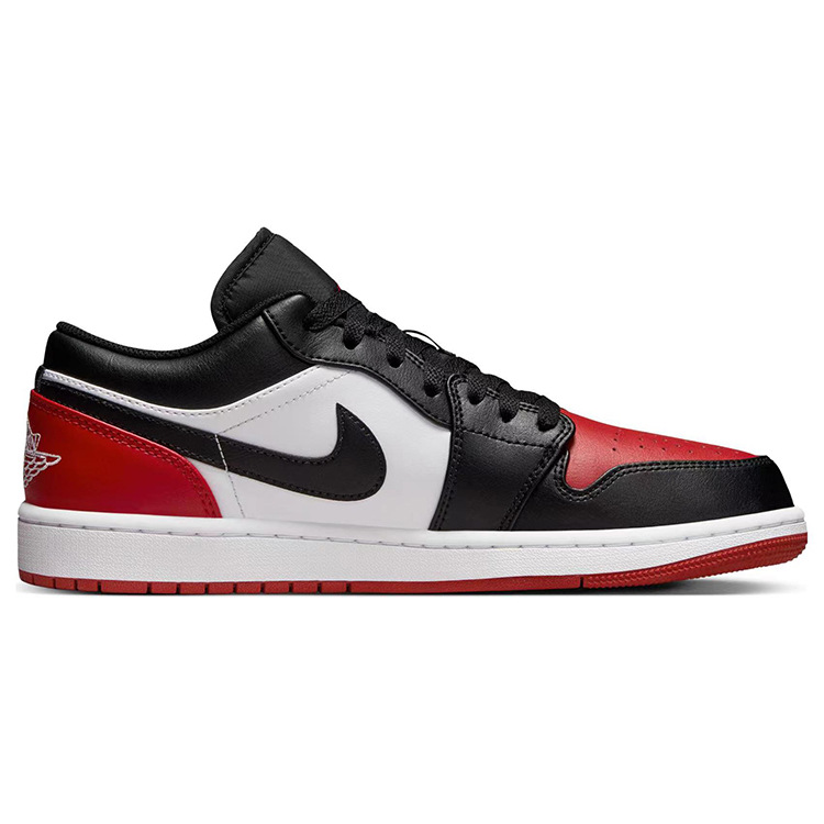 Jordan Air Jordan 1 Slip-Resistant Low-Top Vintage Basketball Shoes Women's Black Red купить в интернет-магазине Yoocart с быстрой доставкой по России.
