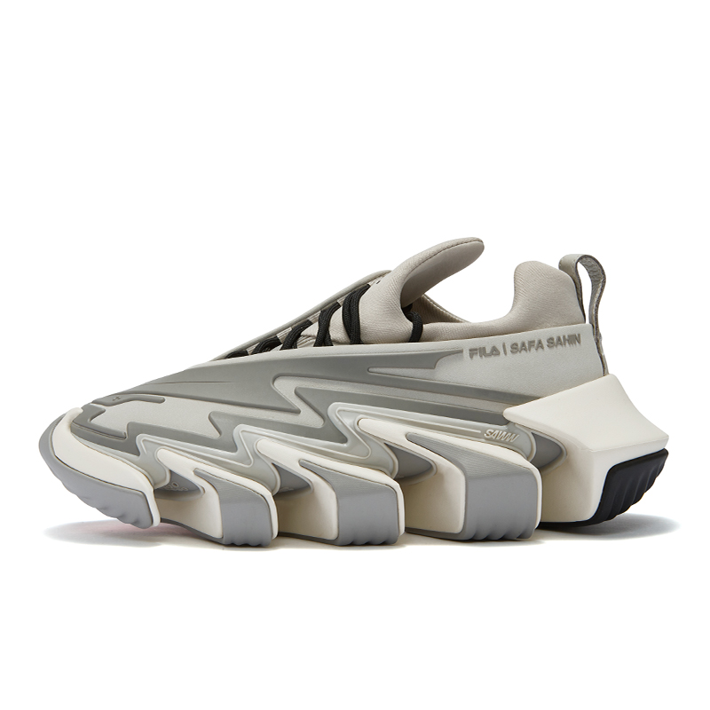 SAFA SAHIN x FILA FUSION SAWTOOTH Abrasion Resistant Low top Running Shoes Women's Gray