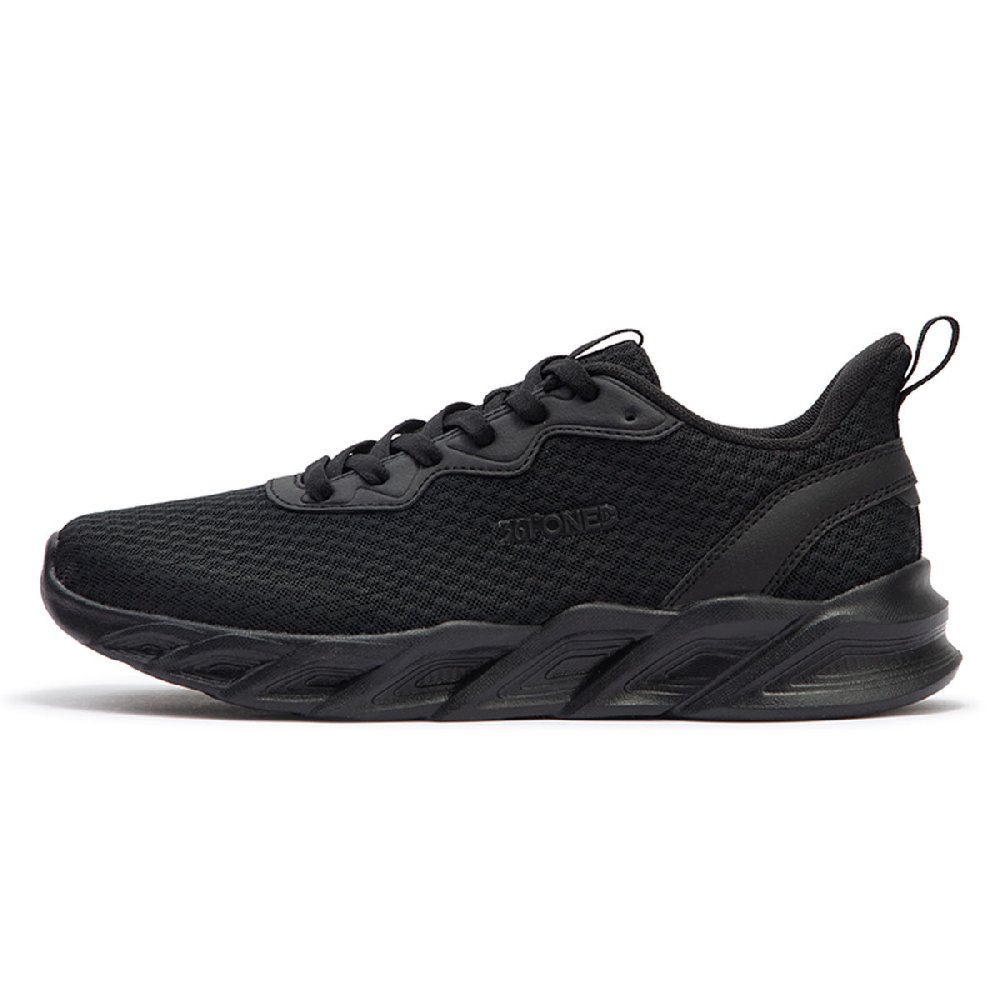 361° Wear resistant And Lightweight Low Top Casual Running Shoes Men's Obsidian Black