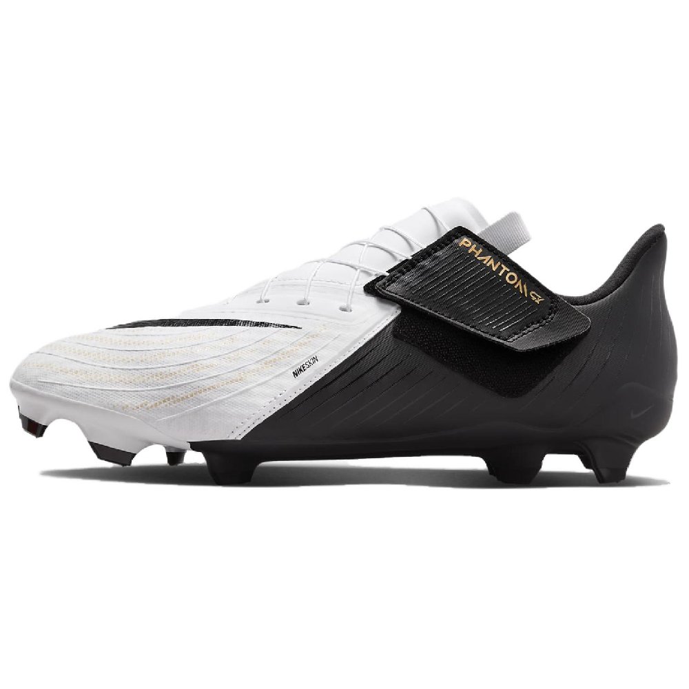 Nike Phantom GX 2 Academy EasyOn MG 'White Black Metallic Gold'