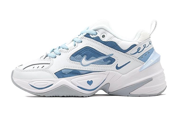 Nike M2K Height Increasing Low-Top Chunky Sneakers Unisex Blue White