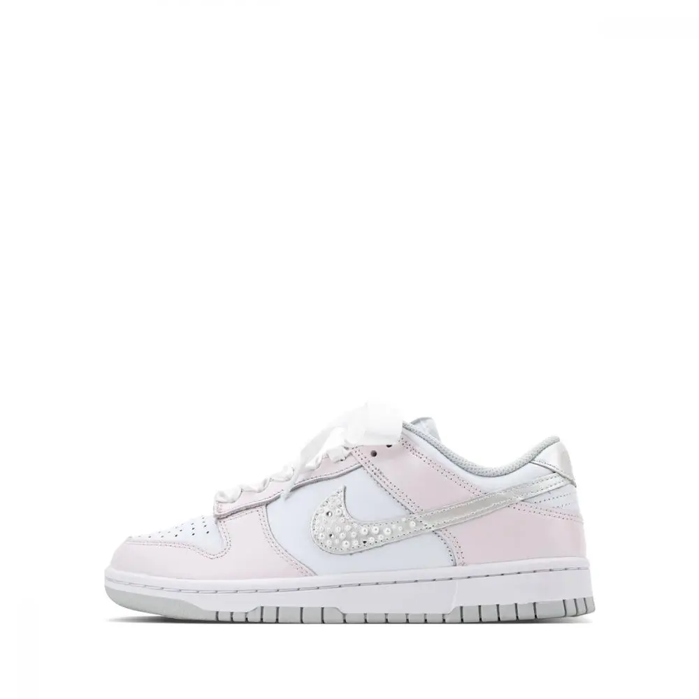 Nike Dunk Low 'PHOTON DUST' Cushioning, Wear Resistant Low top Skateboard Shoes Unisex White Silver
