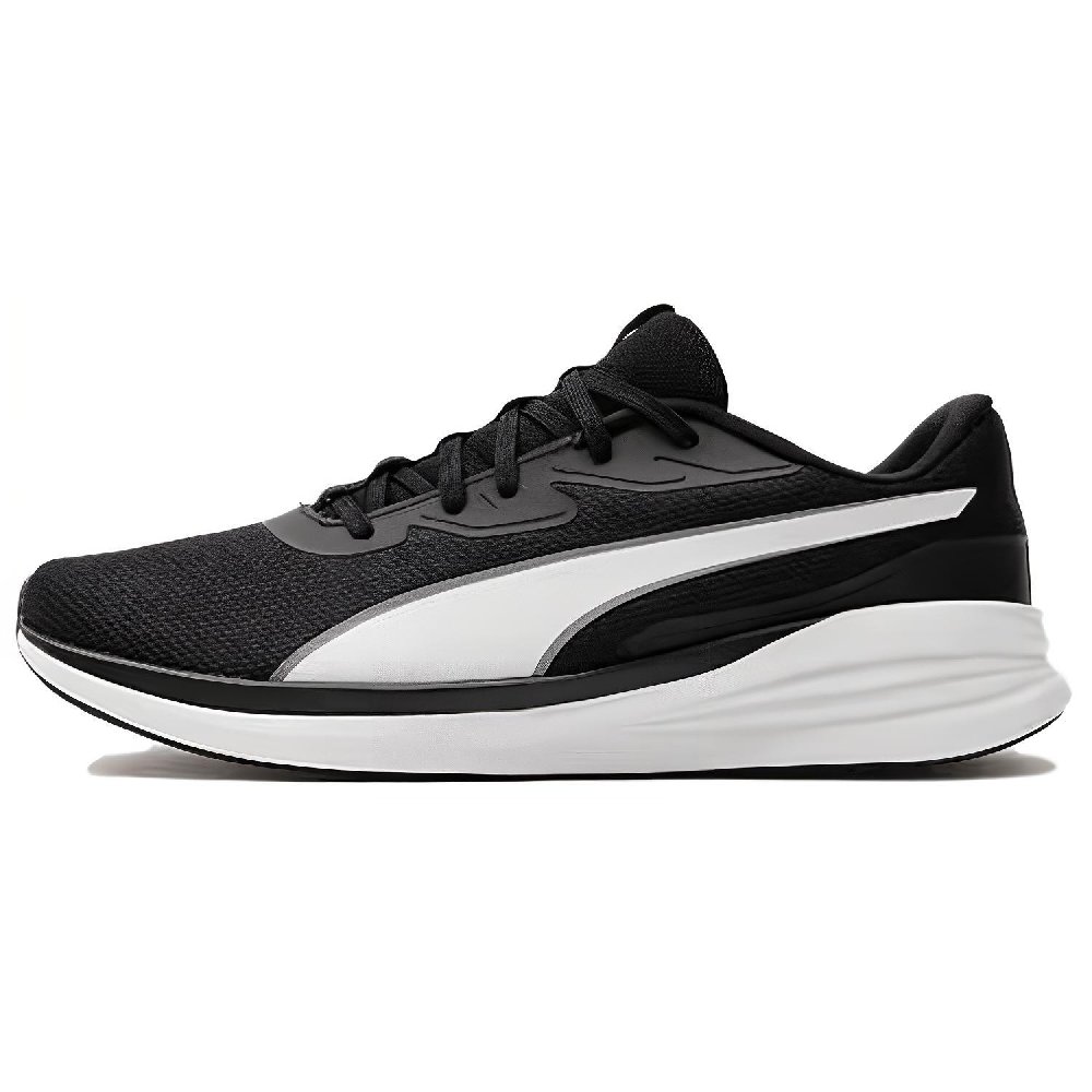PUMA Cushioning Wear-Resistant Low-Top Casual Running Shoes Unisex Black