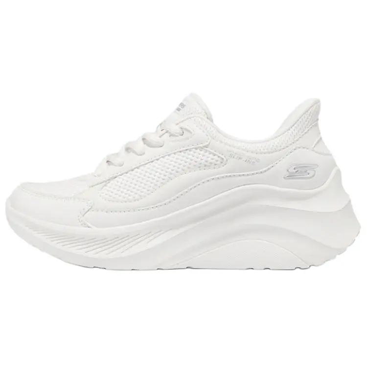 Skechers Bob's SPORT Abrasion Resistant Support Height Increasing Rebound Casual Shoes Women's White