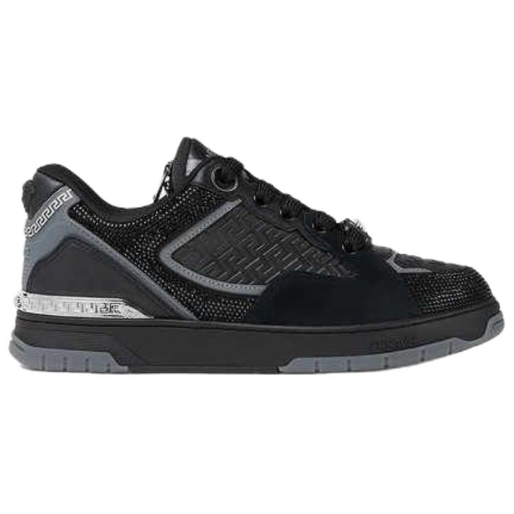 VERSACE Biggie Basket VanVleet Low top Skateboard Shoes Men's Black