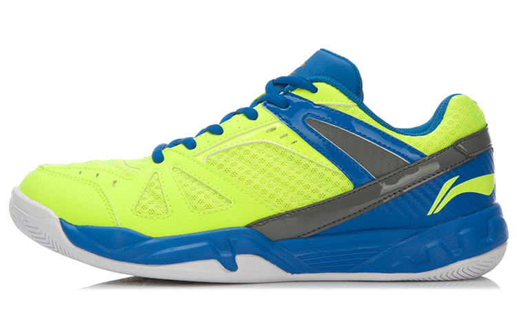 LiNing Support Low-Top Running Shoes Unisex Green Blue