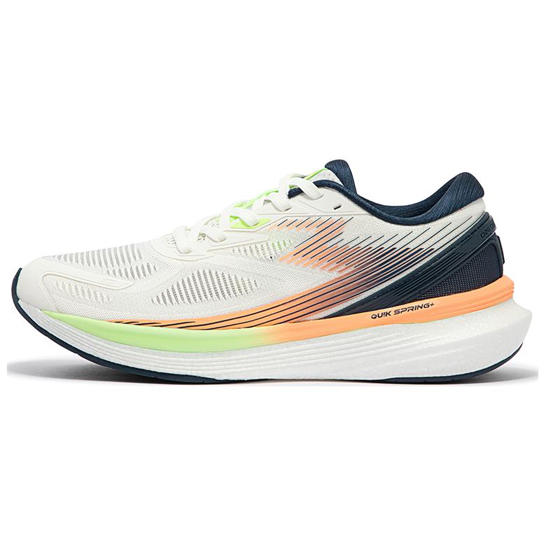 361° Spire 2 Cushioned Slip-Resistant Low-Top Casual Running Shoes Men's White Green