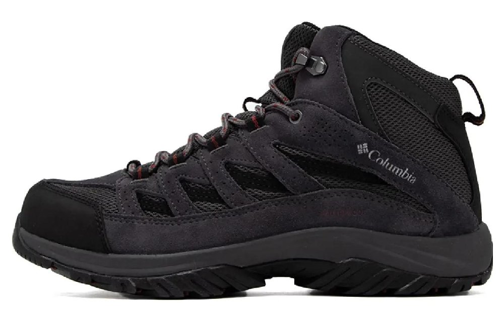 Columbia Cushioning Slip Resistant High Top Outdoor Shoes Men's Black