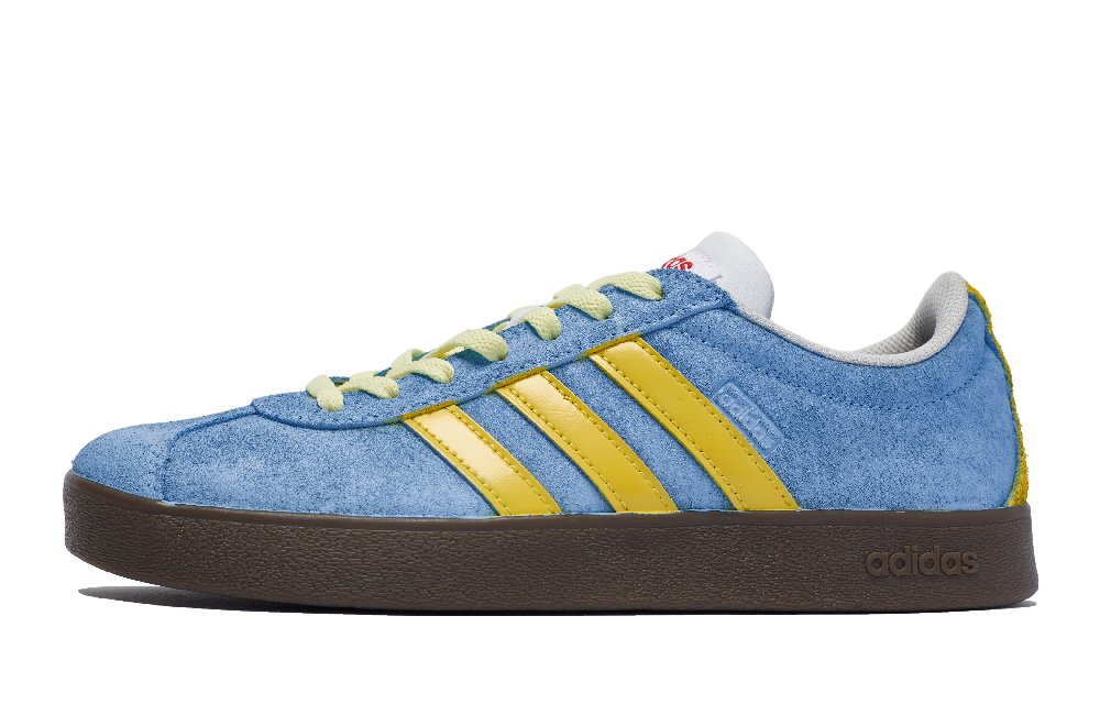 Adidas Neo Vl Court 811 Manufacture Sea Salt Sweet Orange Low-Top Skateboard Shoes Unisex Blue Orange