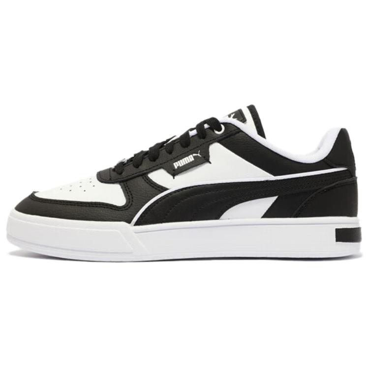 PUMA CAVEN DIME Low Top Skateboard Shoes Unisex Black White