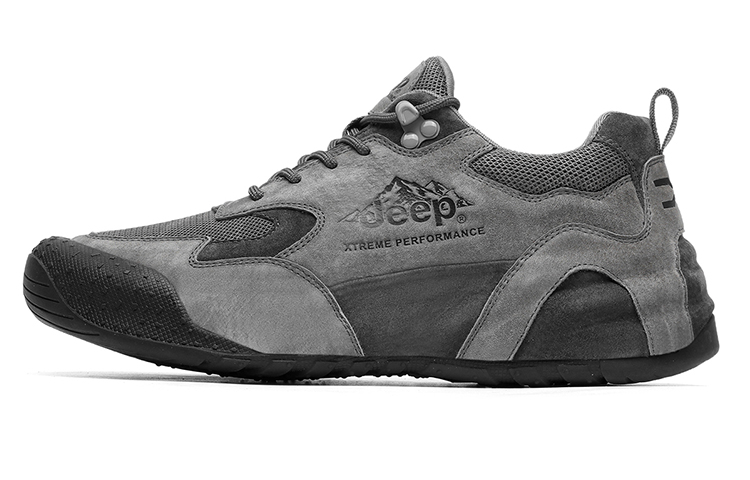 Jeep Low Top Outdoor Shoes Men's Gray