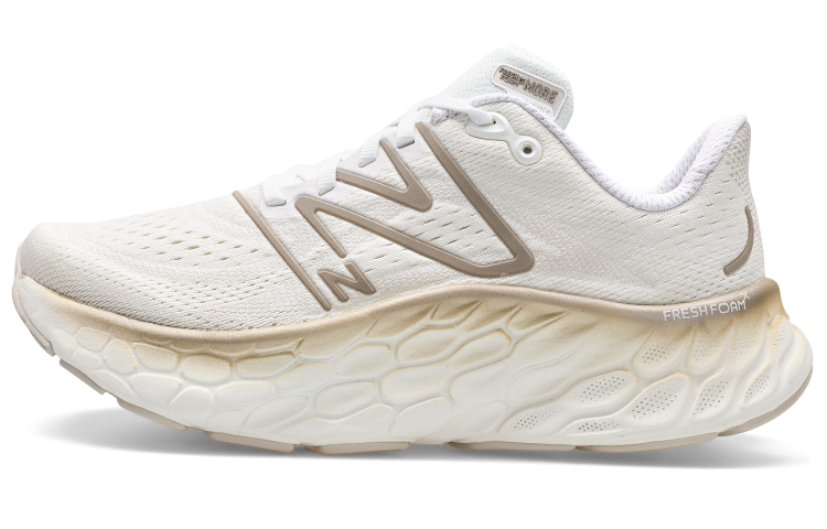 New Balance Fresh Foam X More V4 'White Gold Metallic' Women's