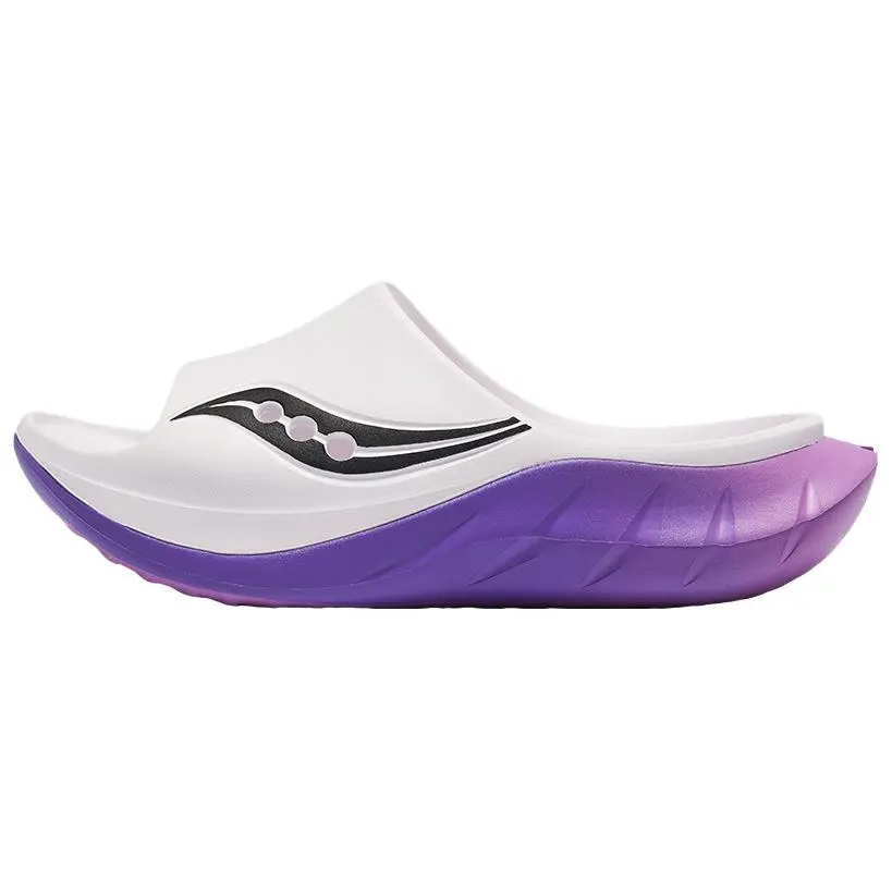 Saucony Cradle Baby Cradles 2 Abrasion Resistant Cushioning Slide Slippers Unisex White Purple
