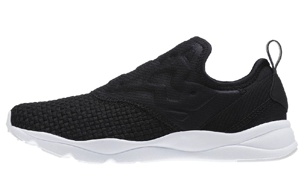 Reebok Furylite Slip On Woven 'Black' Women's