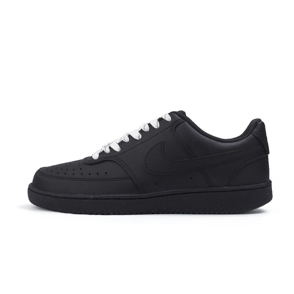 Nike Court Vision Anti Slip Wear Resistant Low Top Skateboard Shoes Unisex Black