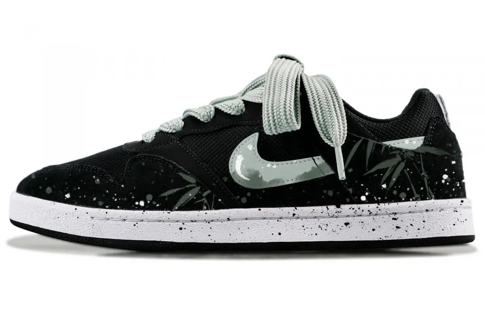 Nike SB Alleyoop Jasper Bamboo Shadow Abrasion Resistant Low top Skateboard Shoes Unisex Black Green