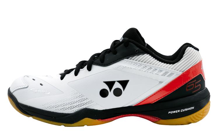 YONEX Power Cushion Low-Top Badminton Shoes Men's White Red