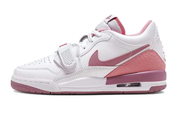 Jordan Legacy 312 Shock Absorbers Slip Resistant Abrasion Resistant Mid top Vintage Basketball Shoes GS White Pink купить в интернет-магазине Yoocart с быстрой доставкой по России.
