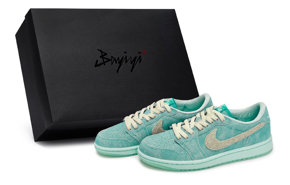 Jordan Air Jordan 1 Vintage Basketball Shoes Women's Low top Beige Yellow/Green