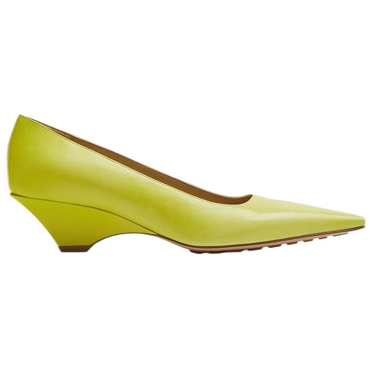 Bottega Veneta Point Cone Heel High Heels 5cm Women's Kiwi Green купить в интернет-магазине Yoocart с быстрой доставкой по России.