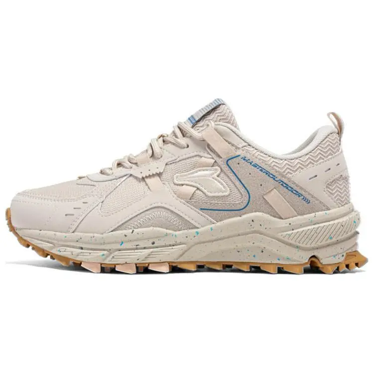 361° Anti Slip Wear Resistant Low Top Casual Shoes Women's Gray Blue