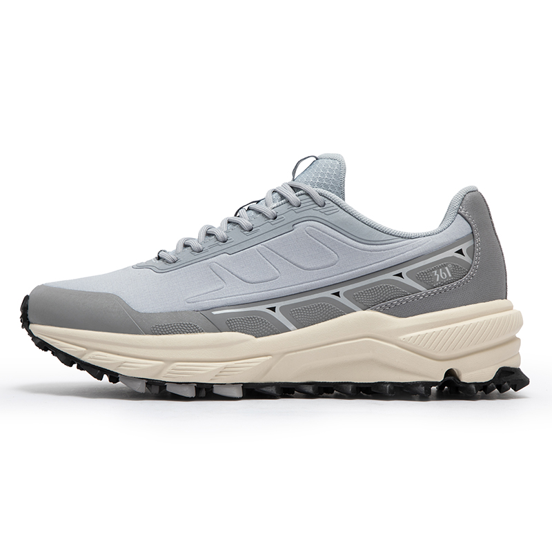 361° Rain Screen Cushioning, Slip Resistant, And Abrasion Resistant Low Top Running Shoes Women's Gray