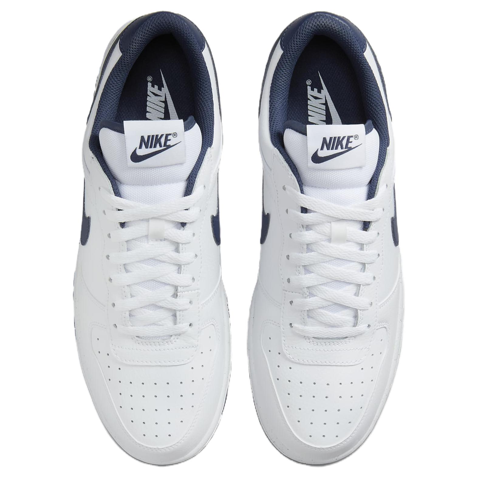 Nike Big Nike Low White/Midnight Navy купить в интернет-магазине Yoocart с быстрой доставкой по России.