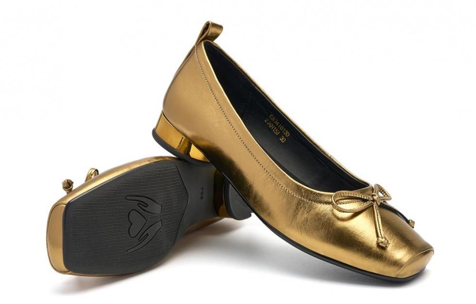 EBLAN Casual Single Shoes Women's Gold