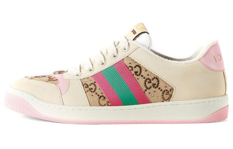GUCCI Women's Gg Screener 'GG Canvas Beige Pink' Women's