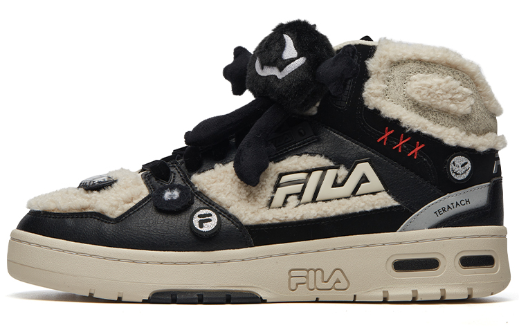 FILA FUSION Teratach Mid Top Vintage Basketball Shoes Women's Birch Brown