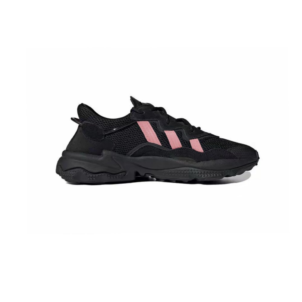 Adidas Originals Ozweego Vassell Anti Slip Wear Resistant Low Top Chunky Sneakers Unisex Black Pink