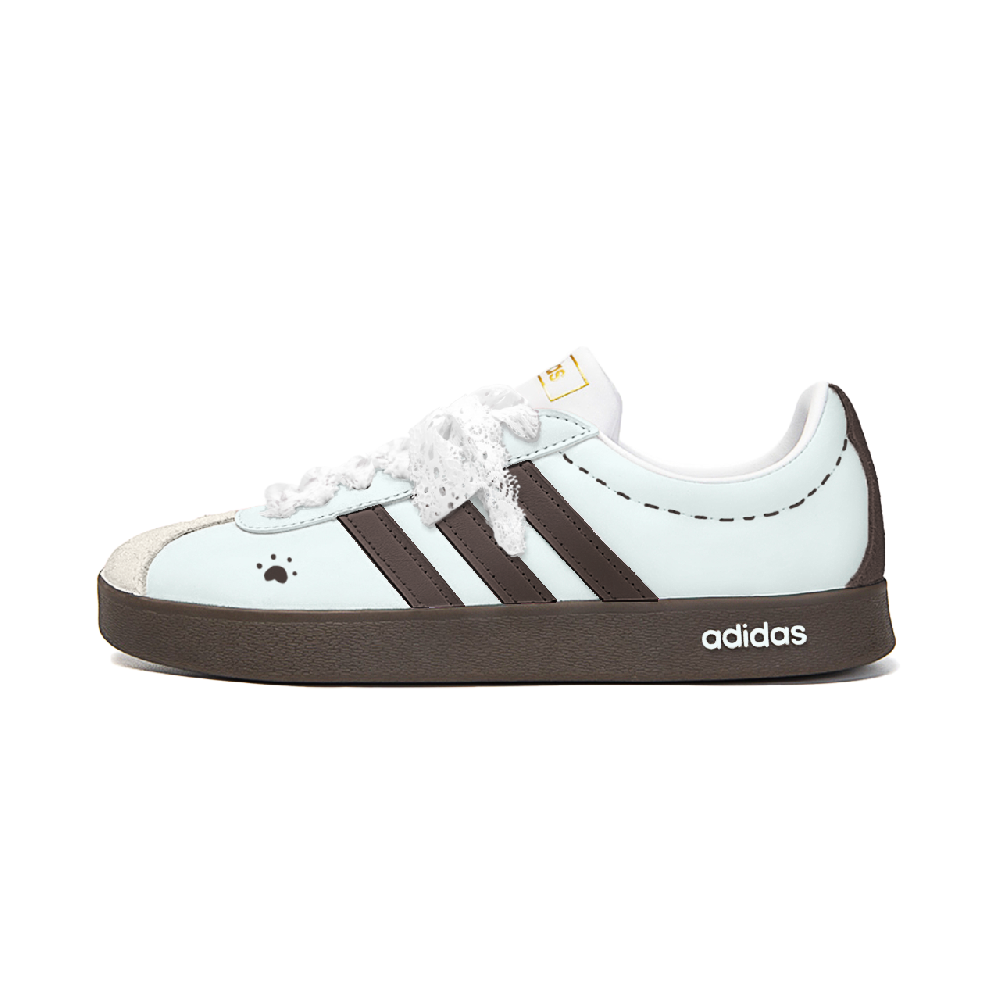 Adidas Neo VL Court 2.0 Skateboard Shoes Unisex Low top Green/Brown