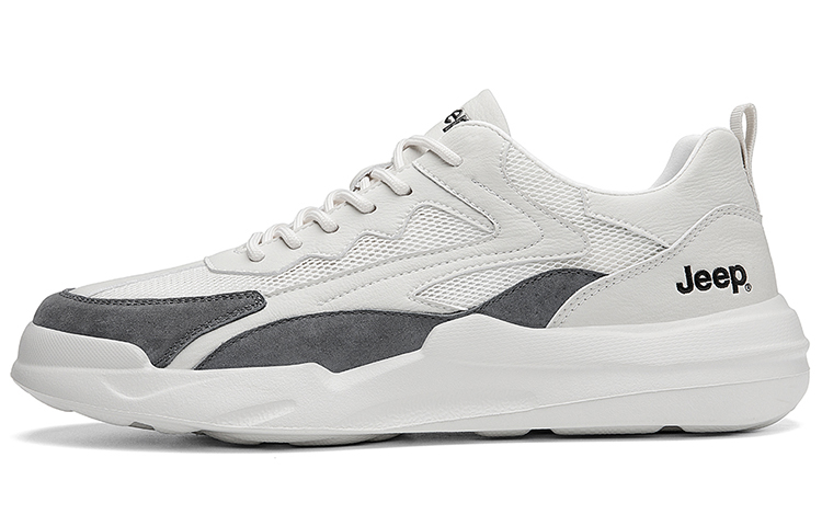 Jeep Low Top Casual Shoes Men's Greige