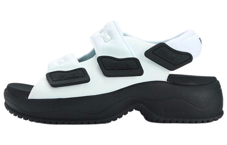 FILA Puff Sandals 'White Black' Women's
