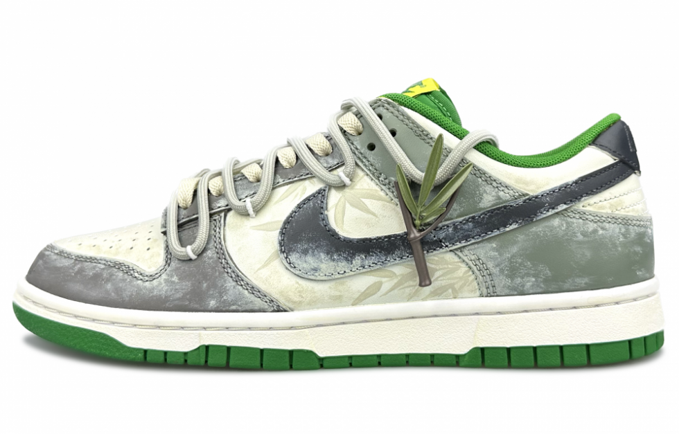 Nike Dunk Skateboard Shoes Men Low-Top Gray/Beige
