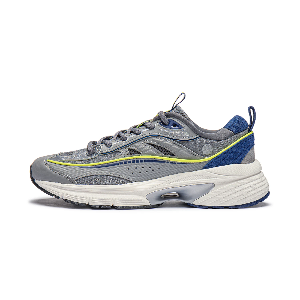 LiNing Comet LITE LITE Anti-Slip Wear-Resistant Low-Top Casual Shoes Men's Gray