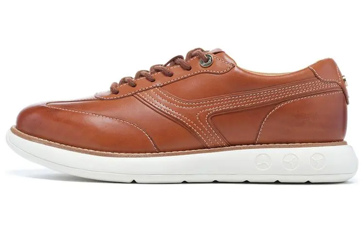 LI NING 1990 Shock Absorbers Slip Resistant Abrasion Resistant Low top Sports Casual Shoes Women's Brown