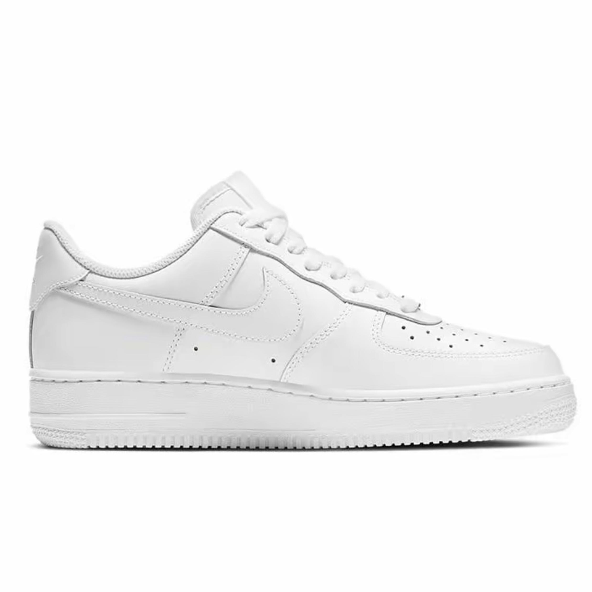 Nike Air Force 1 Abrasion Resistant Low Top Skateboard Shoes Unisex White