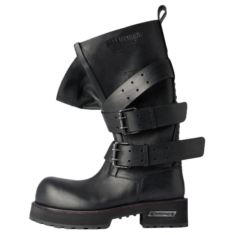 Balenciaga Venom Knee high Boots Men's Black