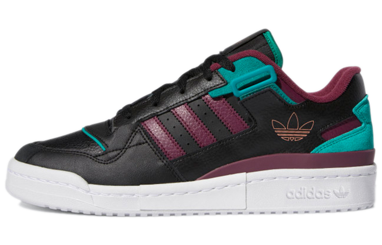 Adidas Forum Exhibit Low Black Crimson Green